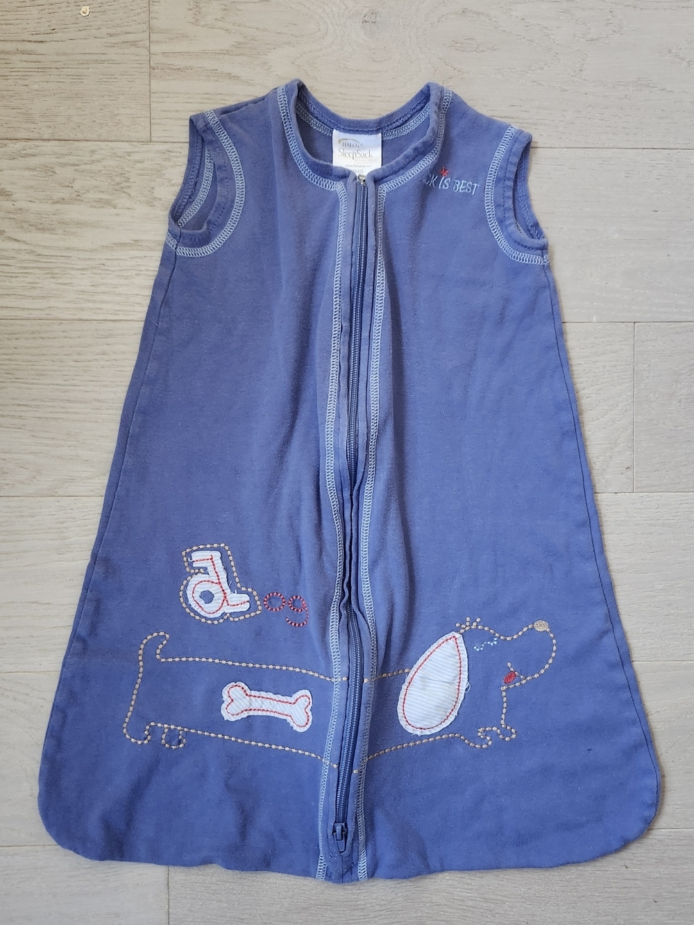 Halo Puppy Blue Sleep Sack 0-6 Months .5 TOG